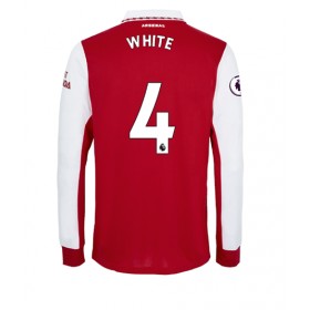 Herren Fußballbekleidung Arsenal Benjamin White #4 Heimtrikot 2022-23 Langarm